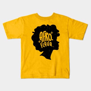 Afro Girl Kids T-Shirt